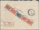 Russische Post In China: 22.06.1904 Russo-Japanese War Registered Cover Franked With 3x 3 Kop. Red, - China