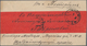 Russische Post In China: 07.11.1904 Russo-Japanese War Chinese Red-band Cover From TPO Line 262 (3) - China