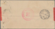 Russische Post In China: 07.11.1904 Russo-Japanese War Chinese Red-band Cover From TPO Line 262 (3) - Chine