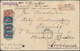 Russische Post In China: 06.10.1904 Russo-Japanese War Registered Cover From St. Petersburg To Red C - China