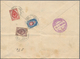 Russische Post In China: 29.04.1904 Russo-Japanese War Triple-rate Registered Cover From LYAOYANG FI - China