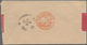 Russische Post In China: 02.04.1905 Red-band Cover From FPO Of The 6th Siberian Corps (b) With Red C - China