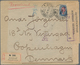 Russische Post In China: 1917, 20 K. Tied "XANHAI 10 4 17" To Registered Cover To Copenhagen/Denmark - China