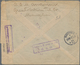 Russische Post In China: 1917, 20 K. Tied "XANHAI 10 4 17" To Registered Cover To Copenhagen/Denmark - China