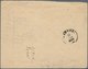 Russische Post In Der Levante - Staatspost: 1880, 5 K Blue And 2 K Black/rose Each Two Stamps On Cov - Levant