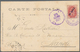Russische Post In Der Levante - Staatspost: 1907, 20 Para On 4 K Rose-red Single Franking On Souveni - Levant