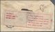 Russische Post In Der Levante - Staatspost: 1906, 1 Pia. On 10 K Blue Stripe Of Three On Registered - Levant