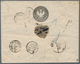 Russland - Ganzsachen: 1865 Postal Stationery Enveloppe From Lithuania With Double Cercle Cancel " V - Ganzsachen