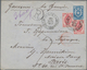 Russland - Ganzsachen: 1891, Envelope 14 K. Uprated 3 K. Red (2) Canc. "TIFLIS 11 NOV 1891" Register - Postwaardestukken