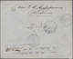 Russland - Ganzsachen: 1891, Envelope 14 K. Uprated 3 K. Red (2) Canc. "TIFLIS 11 NOV 1891" Register - Stamped Stationery