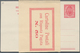 San Marino - Ganzsachen: 1925. 40 C Red Postal Stationery Card And 40 + 40 C Postal Stationery Doubl - Postwaardestukken