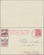 San Marino - Ganzsachen: 1925. 40 C Red Postal Stationery Card And 40 + 40 C Postal Stationery Doubl - Ganzsachen