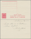 San Marino - Ganzsachen: 1925. 40 C Red Postal Stationery Card And 40 + 40 C Postal Stationery Doubl - Postwaardestukken