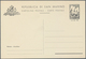 San Marino - Ganzsachen: 1949, 2 Ganzsachenkarten 15 Lire Und 20 Lire "Die 3 Vulkane" Je Ungebraucht - Postal Stationery