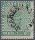 Schweden: 1855 TRE SKILL. Bco. Blue-green, Perf 14, Used And Cancelled By CARLSHAMN C.d.s., With Sli - Oblitérés