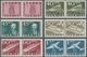 Schweden: 1936, Tercentenary Of Swedish Post Complete Set Of 12 Vertical Perforated Stamps In Horizo - Gebraucht