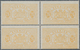 Schweden - Dienstmarken: 1874/1881, 24 Öre Yellow In Block Of Four, Mint Never Hinged - Dienstzegels