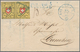 Schweiz: 1850 Rayon II 10 Rp. Im Waagerechten Paar Der Typen 38+39 Vom Druckstein D (RU) Auf Chargé- - Andere & Zonder Classificatie