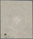 Schweiz: 1850 Rayon II 10 Rp. Schwarz/orangegelb/rot, Type 16 Vom Druckstein A1-U In Der Farbnuance - Other & Unclassified