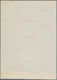Schweiz: 1880 (ca.): RÜTLI-Essay Als Handgemalter Entwurf In Schwarz/rot/rosa Auf Kariertem Papier, - Other & Unclassified