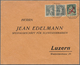 Schweiz: 1919, 50 C Dkl'grün/hellgrün 'Propelleraufdruck' U. 7 1/2 C Grau Tellknabe, Entwertet Mit O - Andere & Zonder Classificatie