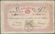 Schweiz - Ganzsachen: 1867 Postanweisung 60 Rp. Karmin, Gebraucht Zum Höchstbetrag Von 500 Fr. 1875 - Postwaardestukken