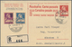Schweiz - Ganzsachen: 1914 Doppelkarte 'Tell Brustbild' 10+10 Rp. Rot In Type I, Gebraucht Als Einsc - Stamped Stationery