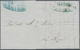 Serbien: 1855, Folded Letter With CHOLERA Lacquer Seal From ALEXINAC On Reverse (broken By Opening) - Serbia