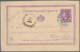 Serbien - Ganzsachen: 1873, Two 10 Pa Violet Postal Stationery Postcards With Normal And Inverted Fr - Serbie