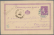 Serbien - Ganzsachen: 1873, Two 10 Pa Violet Postal Stationery Postcards With Normal And Inverted Fr - Serbia