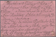 Serbien - Ganzsachen: 1876, 10 Pa Blue/rose Postal Stationery Postcard, Used - Serbie