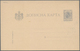 Serbien - Ganzsachen: 1895, 5 Pa Ultramarine Postal Stationery Card In Two Types, Unused - Serbia