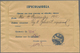 Serbien - Ganzsachen: 1915, Decorative Money Order 25 Para Peter 1 Sent To Nisch. - Serbien