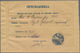 Serbien - Ganzsachen: 1915, Decorative Money Order 25 Para Peter 1 Sent To Nisch. - Serbia