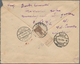 Sowjetunion: 1924 Registered Letter From Vladivostok With Rare Single Franking 50 Kopeken Brown From - Brieven En Documenten