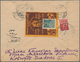 Sowjetunion: 1926 Registered Letter From Novgorod To Moscow Backside With Vignette Of The Import-exp - Covers & Documents