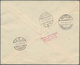 Sowjetunion: 1931, First Flight Re-Opening Leningrad-Berlin Route, Attractive Franking On Registered - Brieven En Documenten