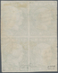 Spanien: 1852, 5r. Bluish Green, Block Of Four, Slightly Touched At Lower Right Otherwise Full Margi - Gebruikt