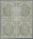 Spanien: 1854, 2cs. Green, Proof Block Of Four On Ungummed Paper With Faint Annulment Marks, Certifi - Gebruikt