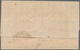 Spanien: 1855, 1 R. Deep Blue Tied Oval Grill To Entire Folded Letter With Bocos 1 Dec. 1857 Datelin - Gebruikt