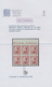 Spanien: 1930, King Alfonso XIII. Definitive 40c. Imperforate COLOUR PROOF In Carmine-red Block Of S - Used Stamps