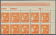 Spanien: 1938, Fermin Salvochea Y Alvarez 60c. Orange Four Blocks Of Ten From Upper Right Corners Wi - Gebraucht