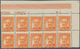Delcampe - Spanien: 1938, Fermin Salvochea Y Alvarez 60c. Orange Four Blocks Of Ten From Upper Right Corners Wi - Gebruikt