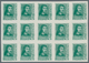 Delcampe - Spanien: 1938, Ferdinand II. Five Different Stamps Incl. Both Imprints Of 30c. In IMPERFORATE Blocks - Gebraucht