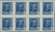 Spanien: 1938, Ferdinand II. Definitive Stamps 50c. Greyish-blue And 1pta. Blue With Red Opt. ‚corre - Gebraucht