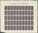 Delcampe - Spanien: 1950, Centenary Of Spanish Stamps, Complete Set Of Eight Values In Sheets Of 50 Stamps, Min - Gebraucht