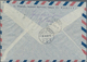 Spanien: 1952, 2 Pta Steel Blue, Rare Single Franking On Airmail Cover From Madrid To Davos And Forw - Gebraucht