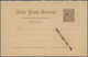 Spanien - Ganzsachen: 1889. Reply Card 15c+15c Brown Alfonso XIII With Inscription MUESTRAS On Both - 1850-1931