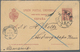 Spanien - Ganzsachen: 1896. Reply Card 10c+10c Brown Alfonso XIII. Sent From "Madrid" To Ludwigshafe - 1850-1931
