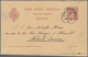 Spanien - Ganzsachen: 1896. Reply Card 10c+10c Brown Alfonso XIII. Sent From "Madrid" To Ludwigshafe - 1850-1931